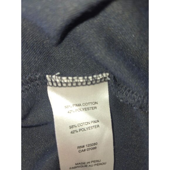 Travis Mathew Mens Polo Medium Purple Colorblock Pima Cotton Blend - Picture 6 of 9